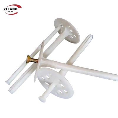 PE PPのプラスチック アンカー・ボルト、ナイロン壁プラグの赤ずきん様式