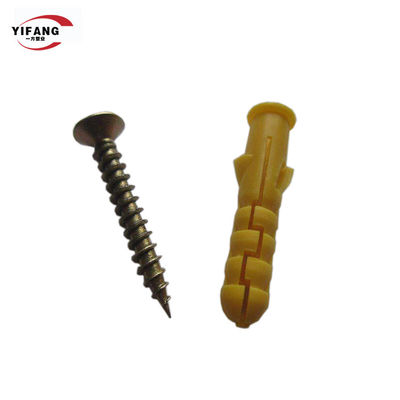 耐久のナイロン絶縁材の壁プラグ8*80のプラスチック拡張のアンカー