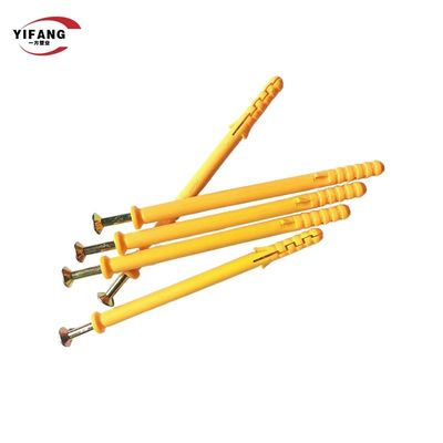 プラスチック拡張のアンカー乾式壁ねじのような黄色く青い魚は共通の標準を差し込む