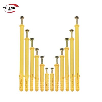 耐久の煉瓦ねじアンカー、さら穴を開けられたヘッド プラスチック空の壁プラグ